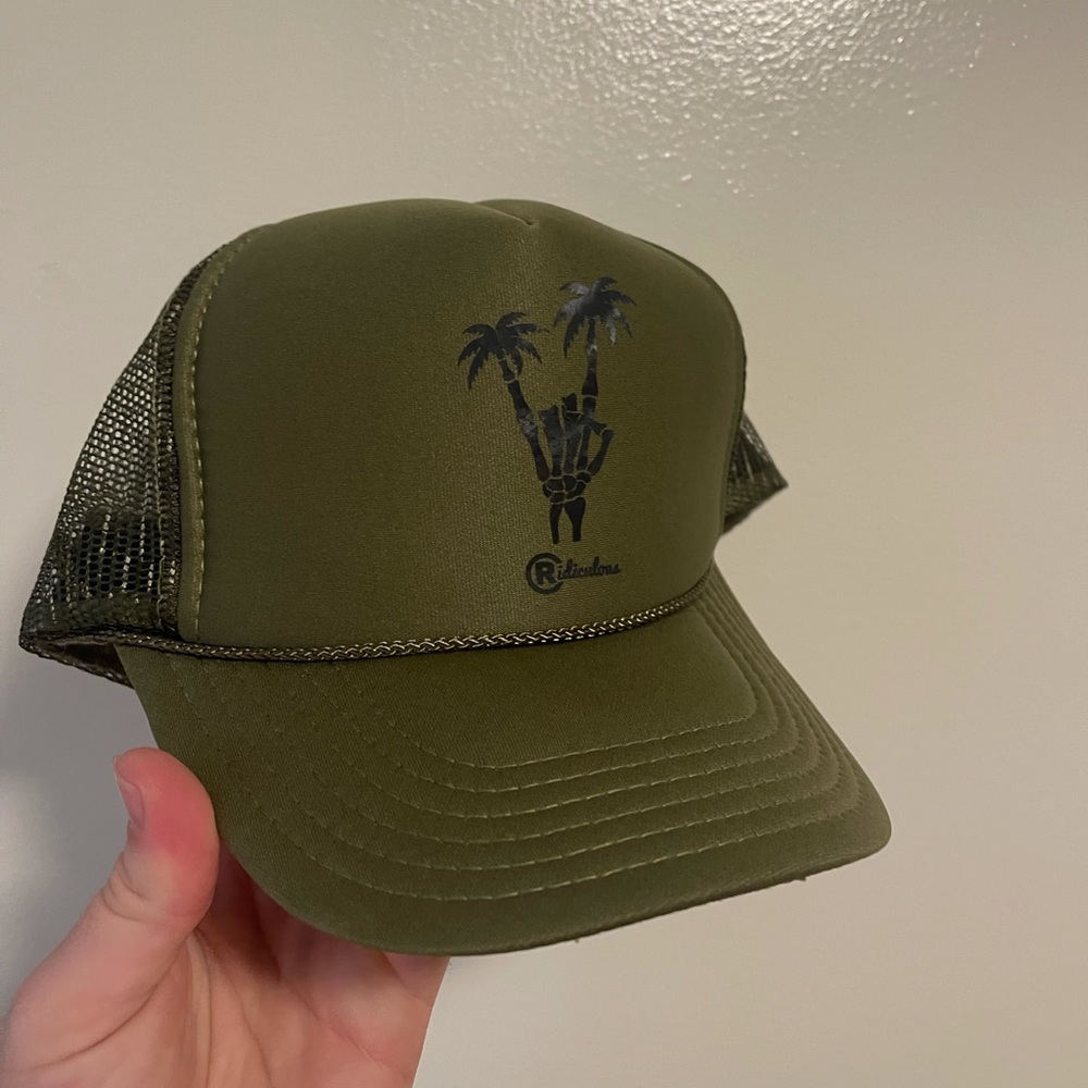 Green Ridiculous trucker hat one size